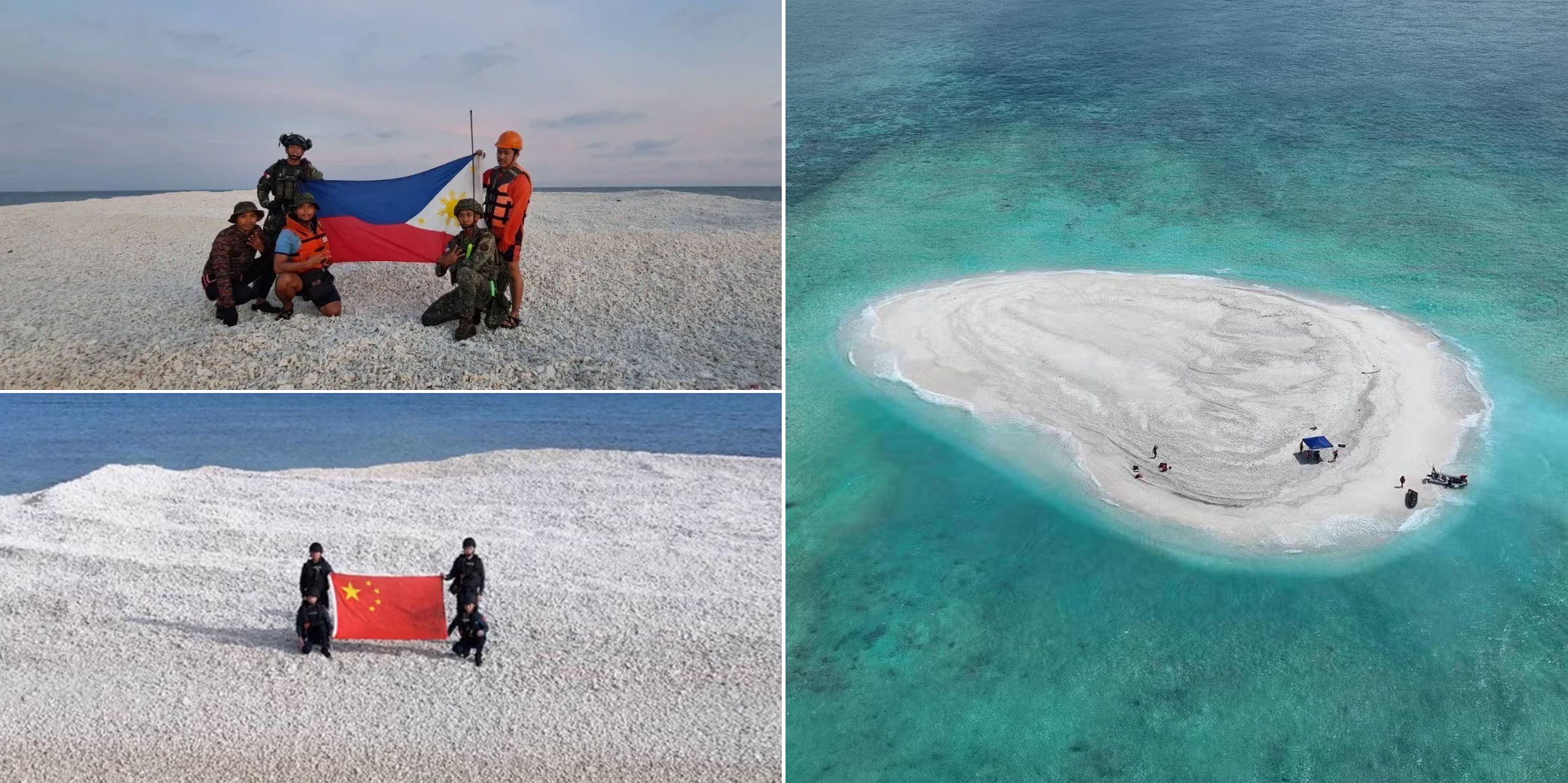 Sandy Cay, an unoccupied reef in the South China Sea